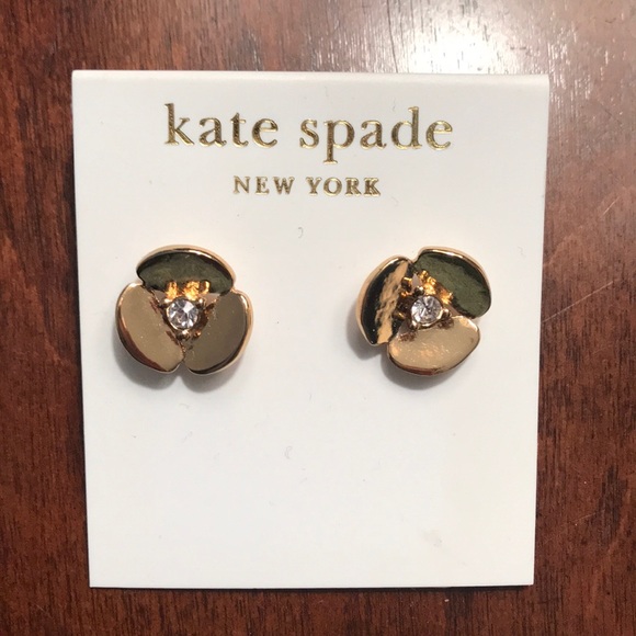 kate spade Jewelry - Kate Spade Flower Earrings NWOT